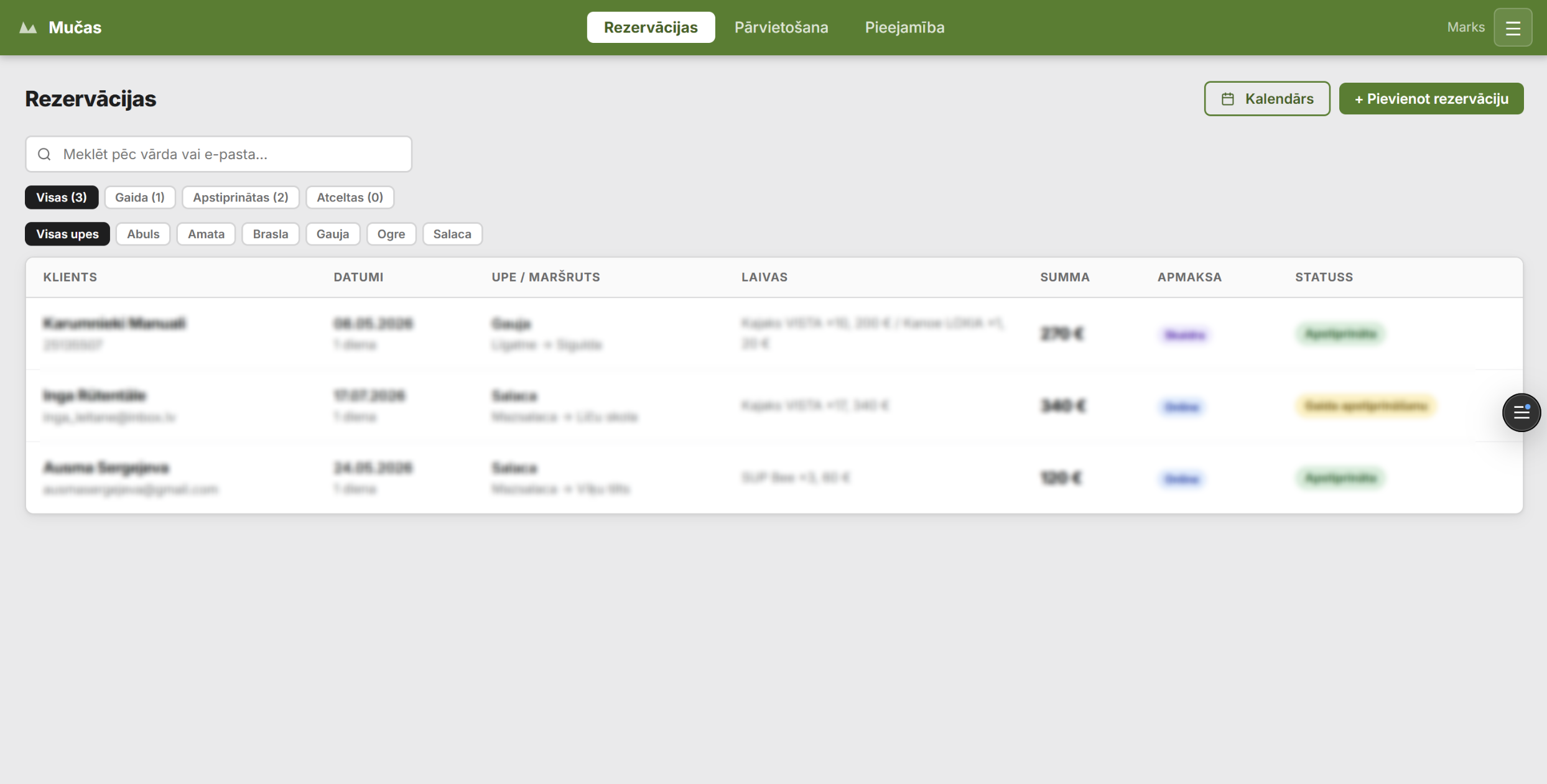 Mucas — Boat Admin Panel